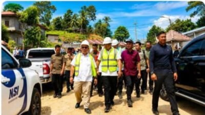 Gubernur Bobby Nasution Tinjau Pembangunan SMA Negeri Unggulan Sukma Nias Di Gunungsitoli
