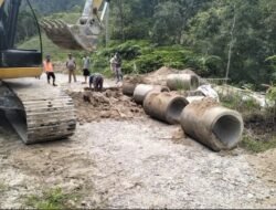 Jalan Desa Sanggaran I Humbahas Diperbaiki, Akses Vital Warga Kembali Lancar