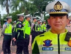 Satlantas Polres Nias Siagakan Personel Amankan Nobar Piala Dunia