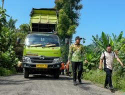 Wabup Sergai Tinjau Peningkatan Ruas Jalan Marubun–Baja Dolok, Wujud Komitmen Tingkatkan Infrastruktur Dan Konektivitas Wilayah