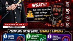 Kapolres Bireuen Himbau Masyarakat Stop Judi Online, Ajak Terapkan Enam Langkah Pencegahan