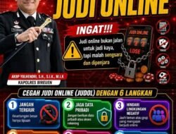 Kapolres Bireuen Himbau Masyarakat Stop Judi Online, Ajak Terapkan Enam Langkah Pencegahan