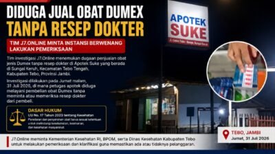 Diduga Jual Obat Dumex Tanpa Resep Dokter, Tim J7.Online Minta Instansi Berwenang Lakukan Pemeriksaan