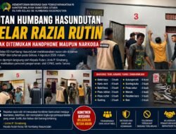 Rutan Kelas IIB Humbang Hasundutan Gelar Razia Rutin, Tidak Ditemukan Handphone Maupun Narkoba
