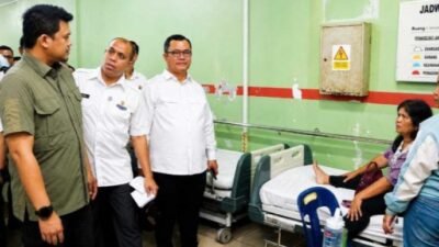 Gubernur Sumatra Utara Bobbi Afif Nasution  Kembali Berkantor Di Kepulauan Nias Mepercepatkan Pembangunan