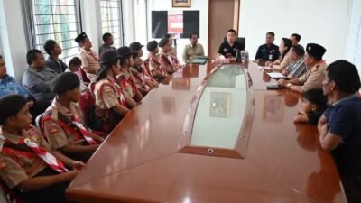 Bupati Berangkatkan Kontingen Kwarcab Gerakan Pramuka Humbahas Menuju Jamnas
