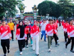 Ribuan Warga Tebing Tinggi Padati Lapangan Merdeka Meriahkan Semarak HUT Ke- 81 RI