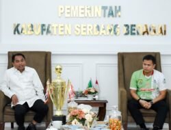 Bupati Sergai Terima Tim Korpri Dambaan FC, Raih Juara I KSMI Piala Gubernur Sumut