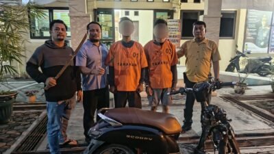 Unit Reskrim Polsek Padang Hulu Ungkap Kasus Begal, Dua Pelaku Diamankan