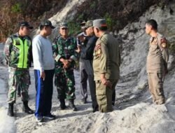Estafet, Bupati Humbahas Tinjau Pembangunan Infrastruktur di Tiga Titik Jembatan