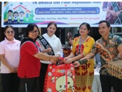 Wujudkan Generasi Sehat Dan Ceria, Bunda PAUD Gunungsitoli Kunjungi TK OBI Fodo