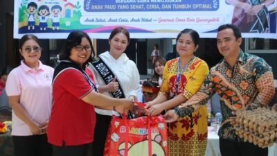 Wujudkan Generasi Sehat Dan Ceria, Bunda PAUD Gunungsitoli Kunjungi TK OBI Fodo