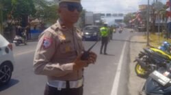 Operasi Rutin di Pos KTL Telaga, Polisi Tertibkan Pengendara Yang Tidak Lengkapi Keselamatan Berkendara