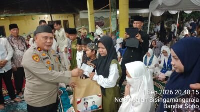 Wakapolres Tebing Tinggi Hadiri Tablig Akbar Peringatan Maulid Nabi Muhammad SAW 1448 H