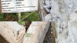 PROYEK P3-TGAI Desa Kutambaru Bencawan Disorot, Aktivis Minta APH Dan Dinas Terkait Turun Kelapangan
