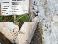PROYEK P3-TGAI Desa Kutambaru Bencawan Disorot, Aktivis Minta APH Dan Dinas Terkait Turun Kelapangan