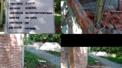 Diduga Dikerjakan Asal-asalan, Proyek Irigasi Perpompaan Di Tanjung Muda Disorot Warga