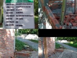 Diduga Dikerjakan Asal-asalan, Proyek Irigasi Perpompaan Di Tanjung Muda Disorot Warga