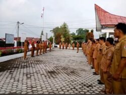 Apel Gabungan Di Kantor Camat Doloksanggul, Pemkab Humbahas Perkuat Sinergi Dan Pelayanan Publik