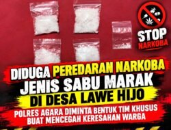 Dugaan Narkoba Marak Di Desa Lawe Hijo, Warga Minta Polres Turun Tangan