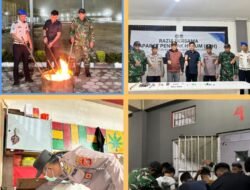Bersama TNI-POLRI Rutan Humbahas Gelar Razia Gabungan Di Blok Hunian Perkuat Keamanan Dan Deteksi Dini