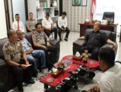 Ketua DPRD Kota Gunungsitoli Adrianus Zega Terima Silaturahmi Kapolres Nias AKBP Ponzi Indra