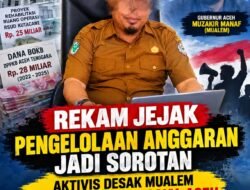 Rekam Jejak Pengelolaan Anggaran Jadi Sorotan, Aktivis Desak Mualem Evaluasi Kadis Sosial Aceh BA