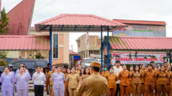 Pimpin Apel Pagi Di RSUD Doloksanggul, Bupati Humbahas Tekankan Disiplin Dan Pelayanan Prima