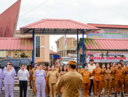 Pimpin Apel Pagi Di RSUD Doloksanggul, Bupati Humbahas Tekankan Disiplin Dan Pelayanan Prima